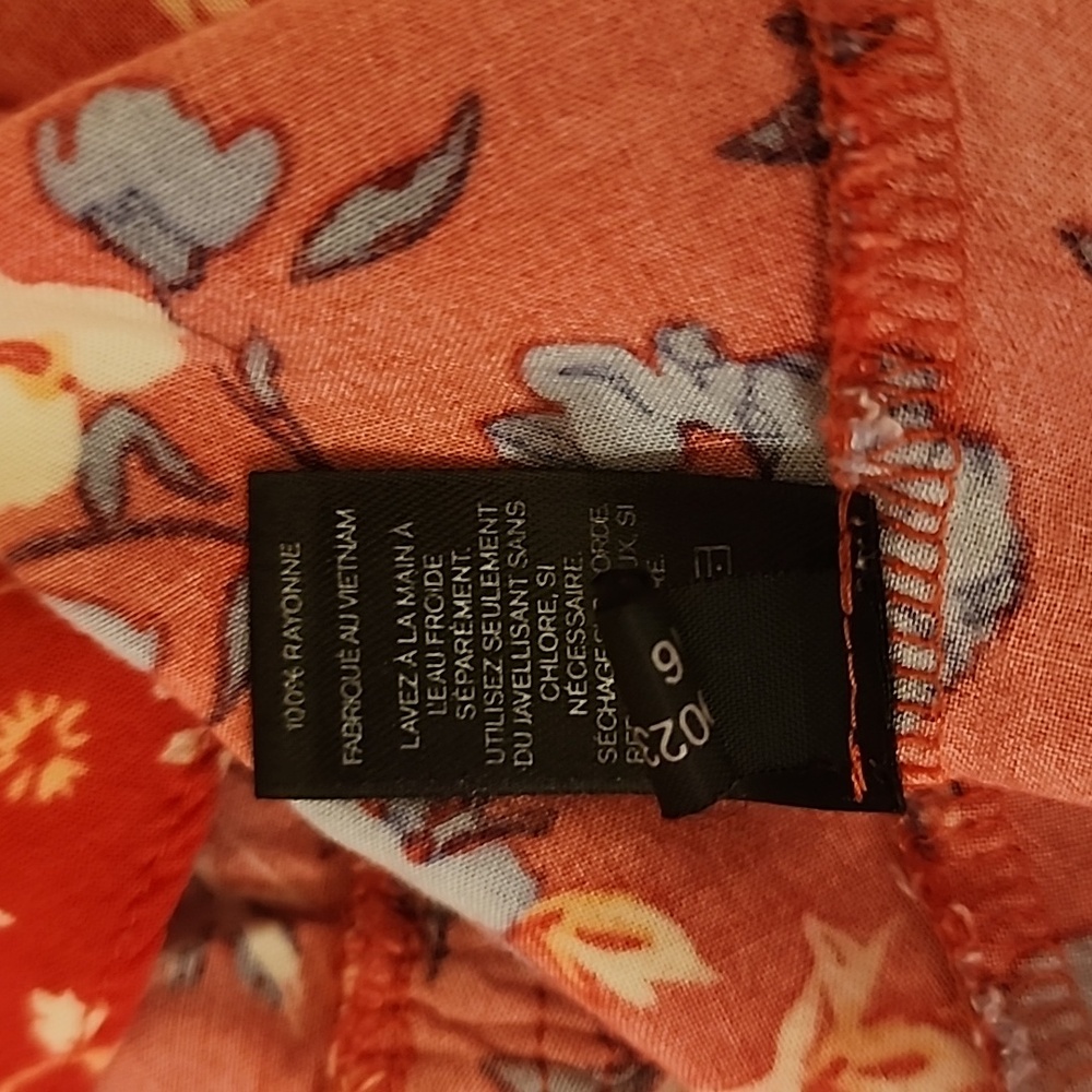 Express Red Ruffled Wrap Sundress - Picture 6 of 6